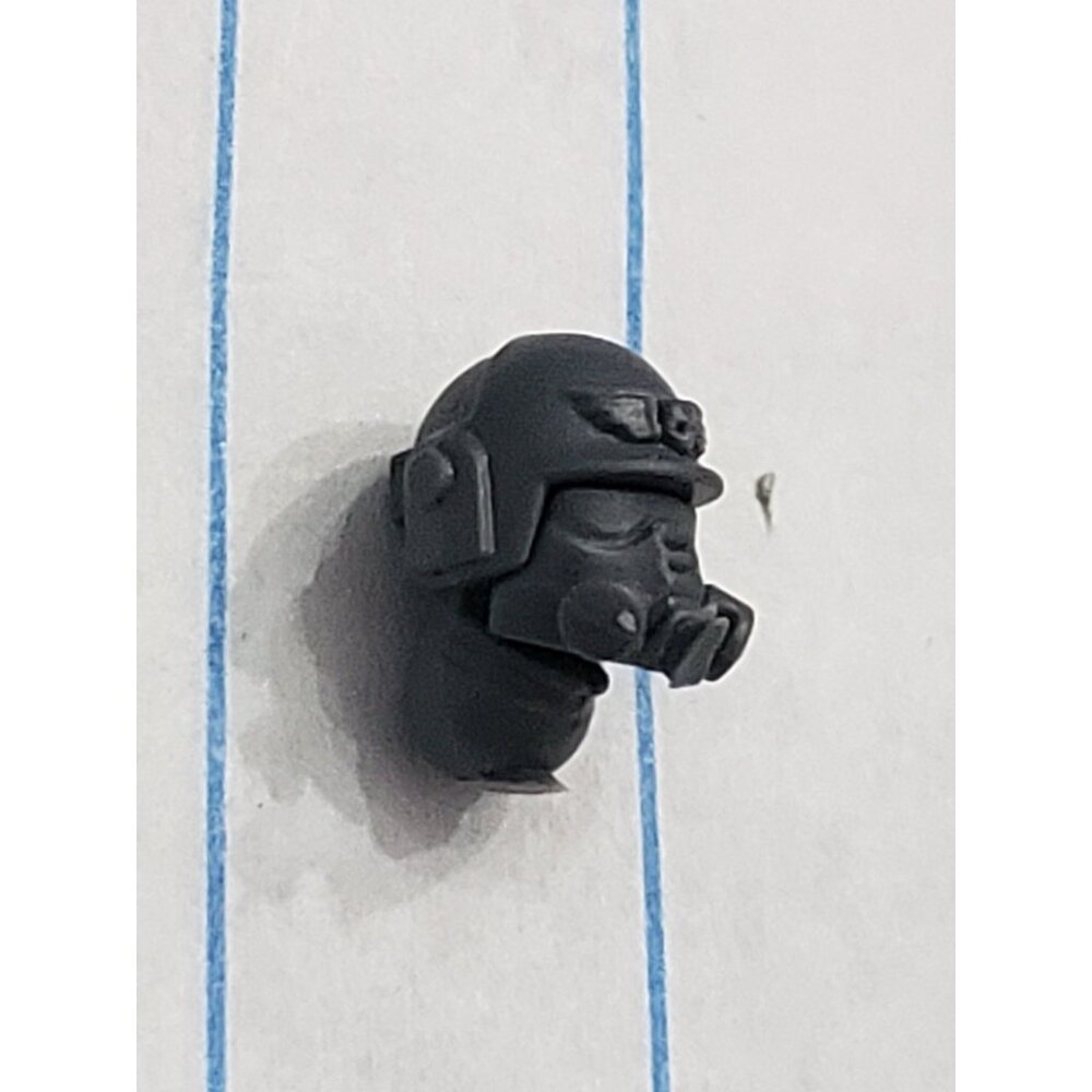 Warhammer 40k Astra Militarum Bits Cadian Kasrkin Trooper Head w Gasmask #22 x5 - Picture 10 of 10